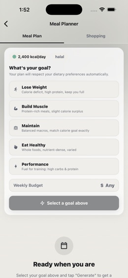 The meal planner